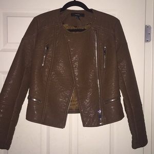 Faux Leather Jacket